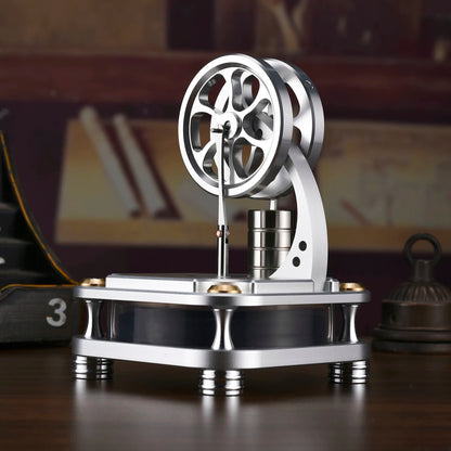 Low-temperature all-metal Stirling engines