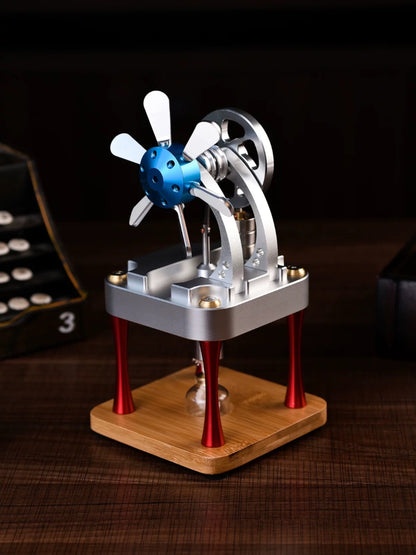 Water-cooled or air-cooled Stirling engine models