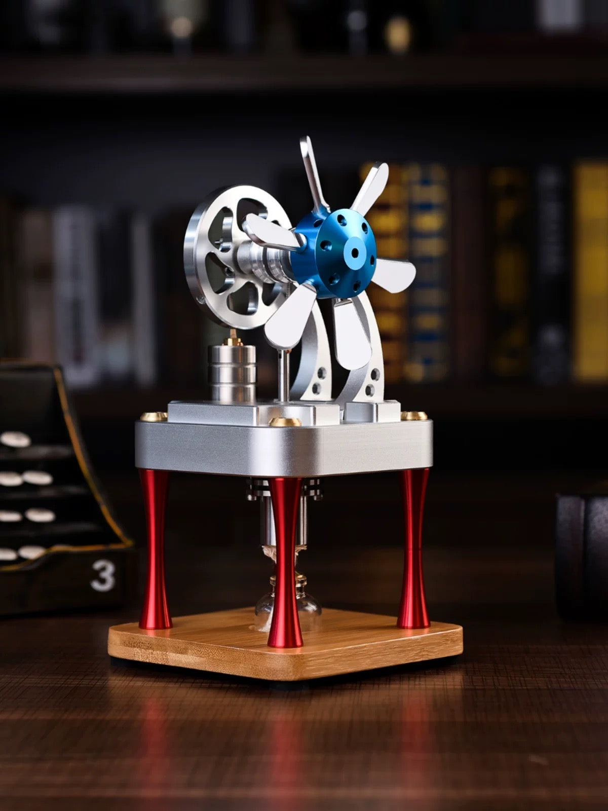 Water-cooled or air-cooled Stirling engine models