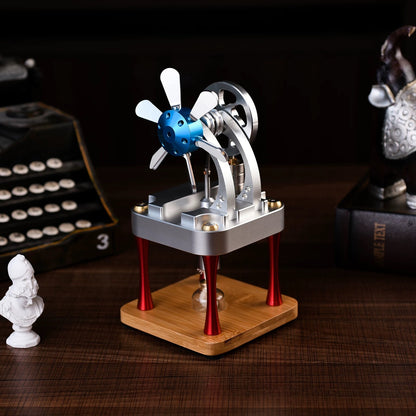 Water-cooled or air-cooled Stirling engine models