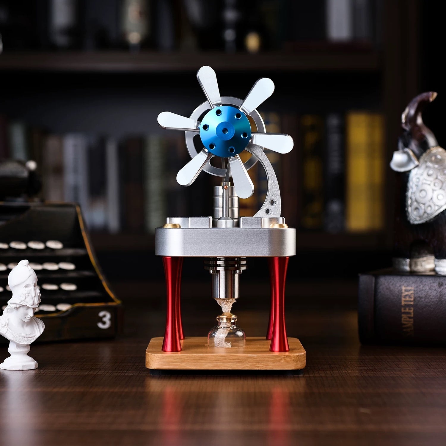 Water-cooled or air-cooled Stirling engine models