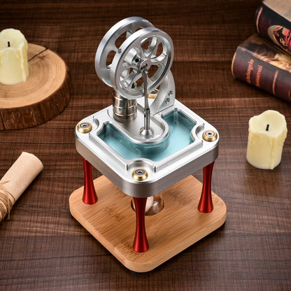 Water-cooled or air-cooled Stirling engine models